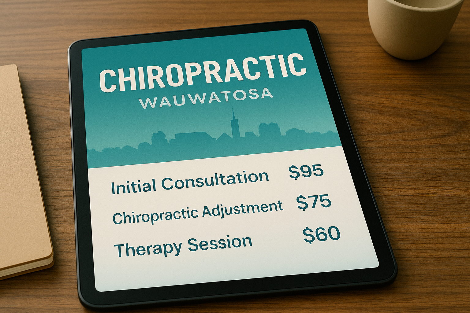 ipad with general chiropractic costs in wauwatosa.